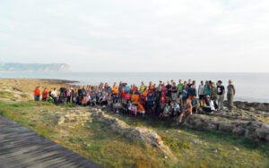 Participants a la ruta senderista al Portitxol