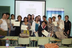 Assistents al curs d'Anglés d'hostaleria per a dones celebrat a Benissa