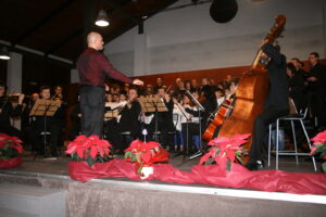La Coral Benissenca durant el Concert de Nadal