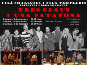 Cartell del teatre de les filades capitanes de Moros i Cristians 2014 de Benissa