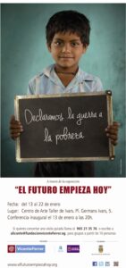 Cartell de l'exposició de la Fundació Vicente Ferrer