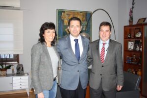 El Comissionat de Sanitat amb el batle i la regidora de Sanitat