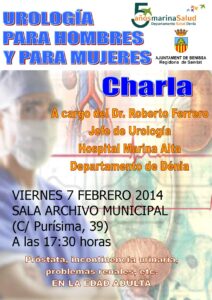 Cartell Xarrada Urologia