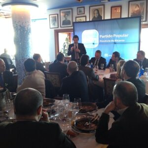 Imatge del dinar del Partit Popular al Restaurant Casa Cantó