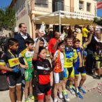 Lliurament de trofeus de la XXXV Prova d'Escoles de Ciclisme de la Província d'Alacant disputada a Benissa