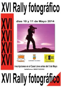 Cartell del XVIé Ral·li Fotogràfic de Benissa