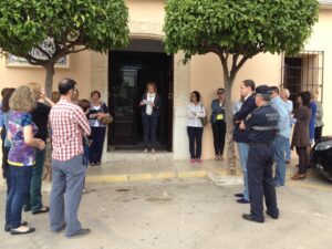Concentració per l'assassinat d'Isabel Carrasco,   presidenta de la Diputació de Lleó