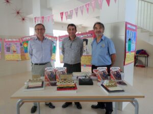 Acte de lliurament de premis del concurs de dibuix de filatèlia a l'Escola Manuel Bru de Benissa