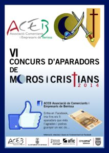 Cartell del VIé Concurs d'Aparadors de Moros i Cristians de Benissa