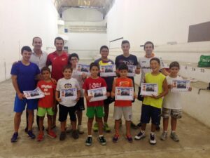 Xiquets al III Campus de pilota valenciana a Benissa