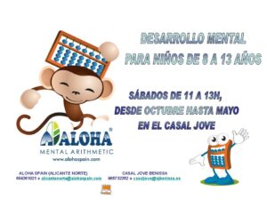 Cartell del taller Aloha a Benissa
