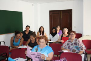Participants al taller d'habilitats socials de Benissa