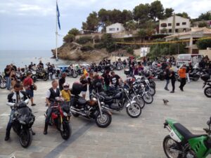 La Matinal Motera de Benissa a la platja de La Fustera