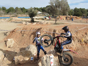 Un dels participants al trial de Benissa