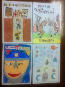 Dibuixos guanyadors del concurs de dibuix de festes de Moros i Cristians 2015 de Benissa