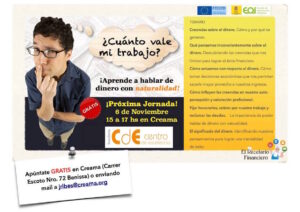 Cartell de la jornada de l'EOI a Benissa