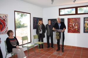 Inauguració de l'exposició de Robert Bodson a l'aula de la mar de Benissa