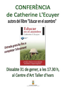 Cartell de la xerrada de Catherine L'Ecuyer