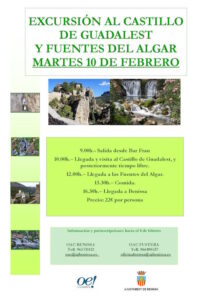 Cartell de l'excursió a Guadalest