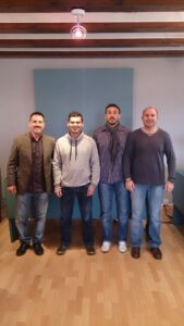 Els membres del SPPLB a l'Ajuntament de Benissa