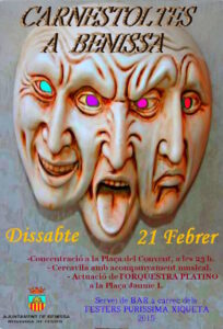 Cartell del Carnestoltes a Benissa