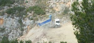 Abocaments al barranc del Garcibà en una imatge d'arxiu