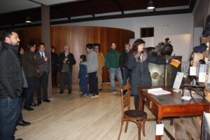 Inauguració de l'exposició del centenari del trenet de la Marina