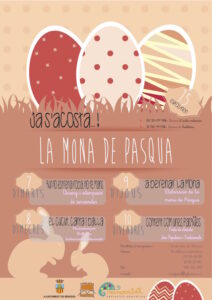 Cartell de les activitats de la Mona de Pasqua