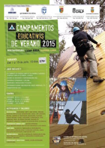 Cartell del campament d'estiu