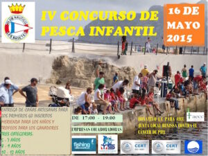 Cartell del VIé Concurs de Pesca Infantil del Club Nàutic Les Bassetes de Benissa