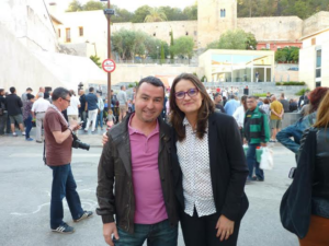 Xavi Tro amb Mònica Oltra