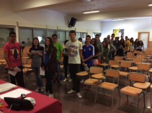 Els alumnes del taller de doblatge de l'IES Josep Iborra de Benissa