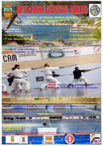 Cartell del curs de karate a Benissa