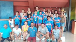 Els alumnes de l'Escola de Ciclisme de Benissa