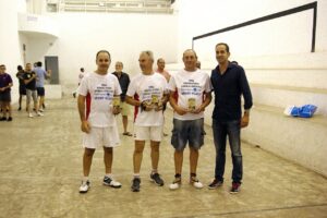Lliurament de trofeus del Torneig d'Aficionats d'Escala i Corda 2015 de Benissa