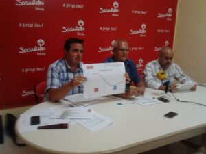 Herick Campos, Vicent Grimalt i Toni Vaquer presenten els pressupostos generals de l'Estat 2016 per a la Marina Alta