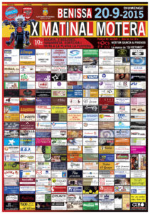 Cartell de la X Matinal Motera de Benissa