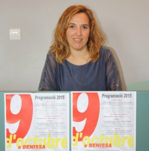 La regidora Pepa Martí presenta els actes del 9 d'Octubre
