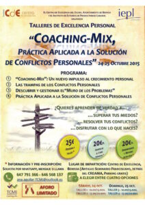Cartell del taller de coaching mix