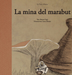 Detall de la portada del llibre "La mina del marabut"