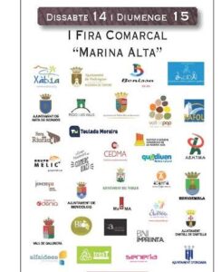 Cartell de la I Fira Comarcal de la Marina Alta