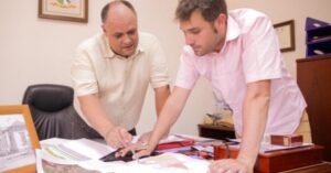 Gerard Fullana amb el batle de Xaló