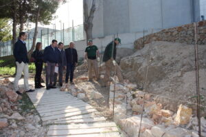 Visita als alumnes del taller d'ocupació de jardineria a Benissa