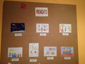 Dibuixos premiats al concurs de targetes de Nadal de Benissa