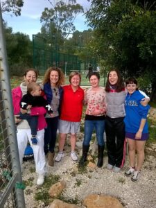Participants a la final del 1r Torneig Femení de Tennis del Club Esportiu El Collao