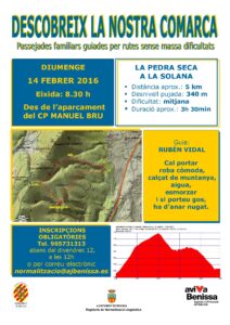 Cartell de la ruta per La Solana