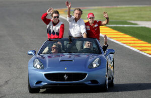 Francisco Camp,   Rita Barberà i Fernando Alonso al circuit de Xest