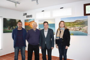 Juan Ramiro amb el batle i alguns regidors