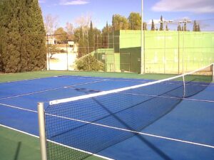 Pista de tennis del Club Esportiu El Collao