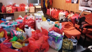 Material recollit pel PSOE de Benissa per als refugiats sirians